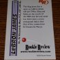 2003 LEBRON JAMES ROOKIE REVIEW ILLUSTRATED BASKETBALL CARD+JAMES PROMO CARD $$