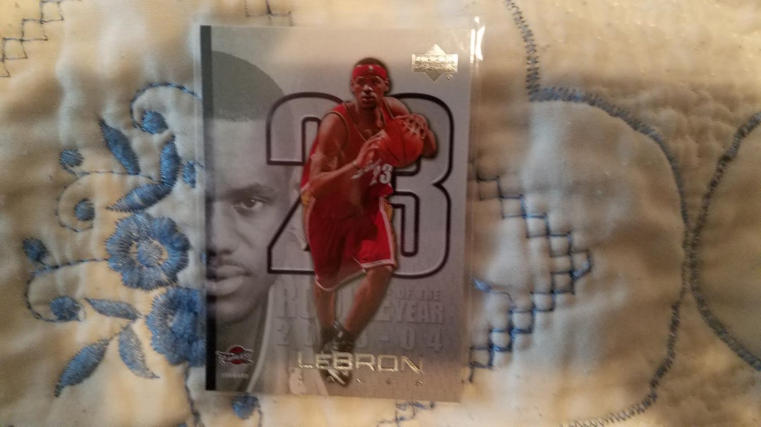 2005-06 UPPER DECK LEBRON JAMES #LJ9 BASKETBALL CARD+FREE JAMES DRAFT DAY CARD
