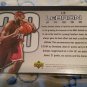 2005-06 UPPER DECK LEBRON JAMES #LJ9 BASKETBALL CARD+FREE JAMES DRAFT DAY CARD
