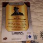 2015 UPPER DECK NATIONAL SPORTS C.CONVENTION PROMINENT CUTS VIP TIGER WOODS CARD