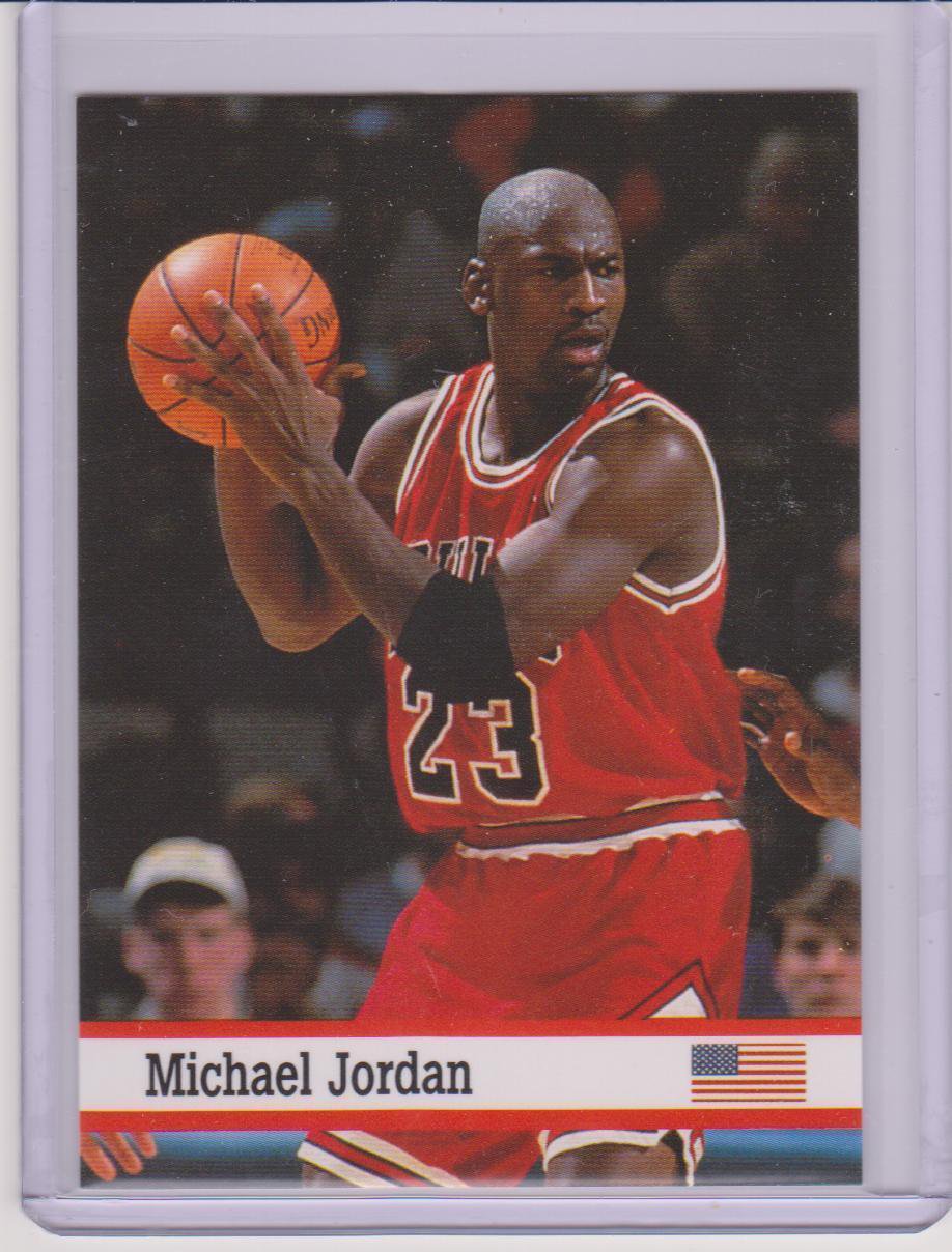 1993 WORLD OF SPORTS MICHAEL JORDAN FAX PAX RARE BASKETBALL CARD ...