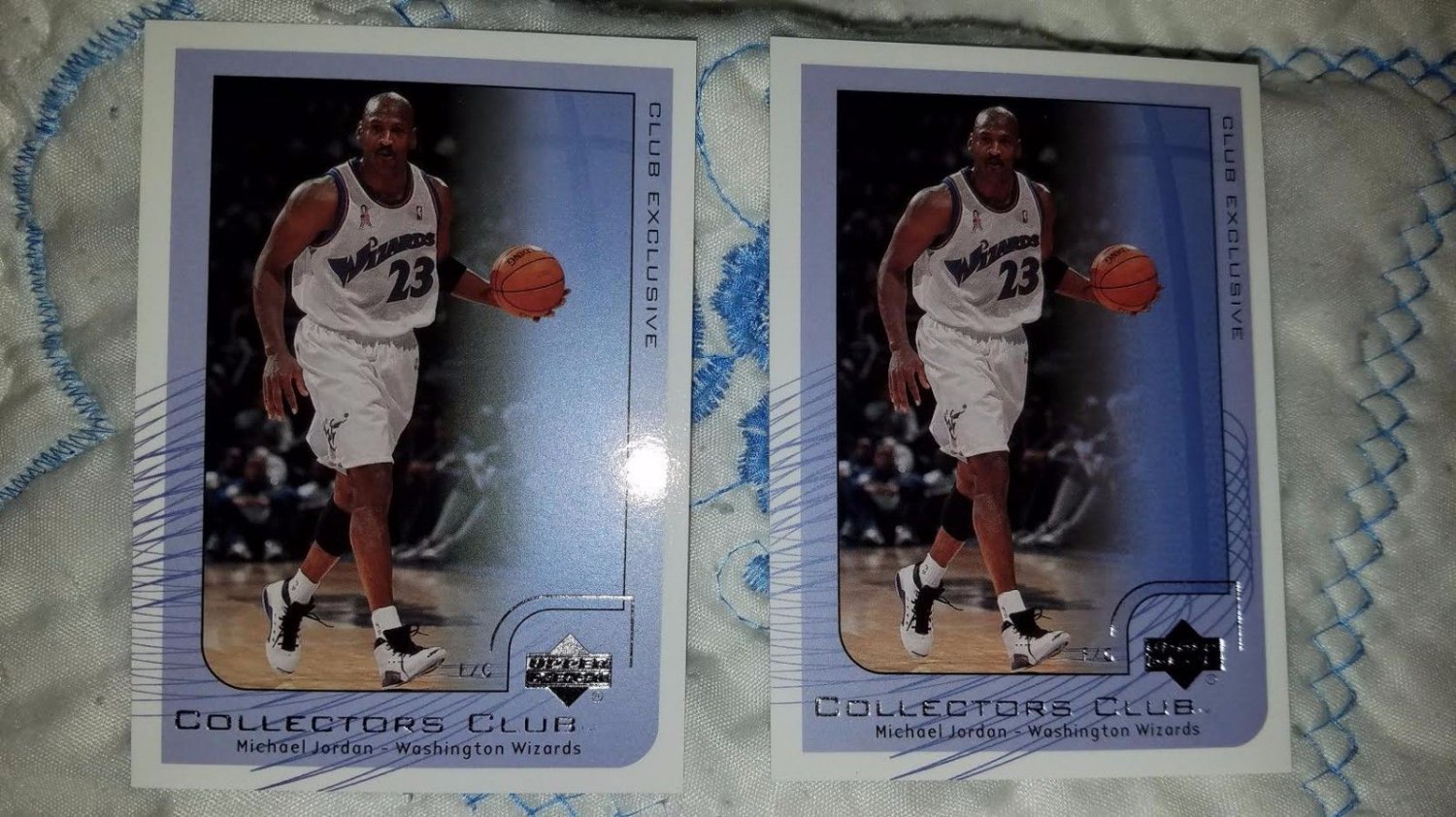 2002-03 Upper Deck Michael Jordan Collector's Club Rare#20 Basketball Card-QTY-2