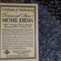 1996 UPPER DECK MICHAEL JORDAN 23KT GOLD DIAMOND STAR COM.SIGNATURE TRADING CARD