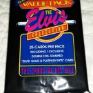 1993 ELVIS PRESLEY-RARE JUMBO PACK OF TRADING CARDS-1 INSERT PER PACK-GOLD PLAT.