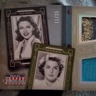 2015 Americana LANA TURNER-INGRID BERGMAN Auth. Worn Materials Relic#11/25 Rare$