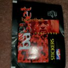1997 UPPER DECK STICKERS PACK POSSIBLE KOBE BRYANT STICKER+FREE KOBE HOT NUMBERS