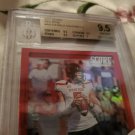 2017 Score Patrick Mahomes Rookie Red Zone 18/20 Football Graded BGS 9.5 Pop 1!!