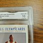 1992 IMPEL OLYMPIC MICHAEL JORDAN BASKETBALL CARD GRADED MINT 10+ 2 FREE JORDANS