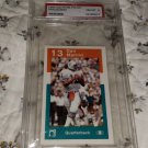 1984 MIAMI DOLPHINS POLICE DAN MARINO ROOKIE FOOTBALL CARD GRADED PSA 8 $$$