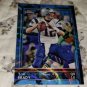 2015 Topps Chrome Tom Brady Blue Wave Refractor Football Card+BRADY ICONIC INK$$