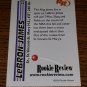 2003 LEBRON JAMES ROOKIE REVIEW MAGAZINE BASKETBALL CARD+5 FREE LEBRON CARDS $$$