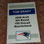2002 FLEER PREMIUM FOOTBALL CARD PACK-POS,BRADY INSERTS-JRSY+FREE BRADY ROOKIE$