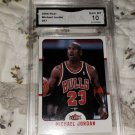 2006 FLEER MICHAEL JORDAN RARE BASKETBALL CARD GEM GRADED MINT 10+BONUS CARD $