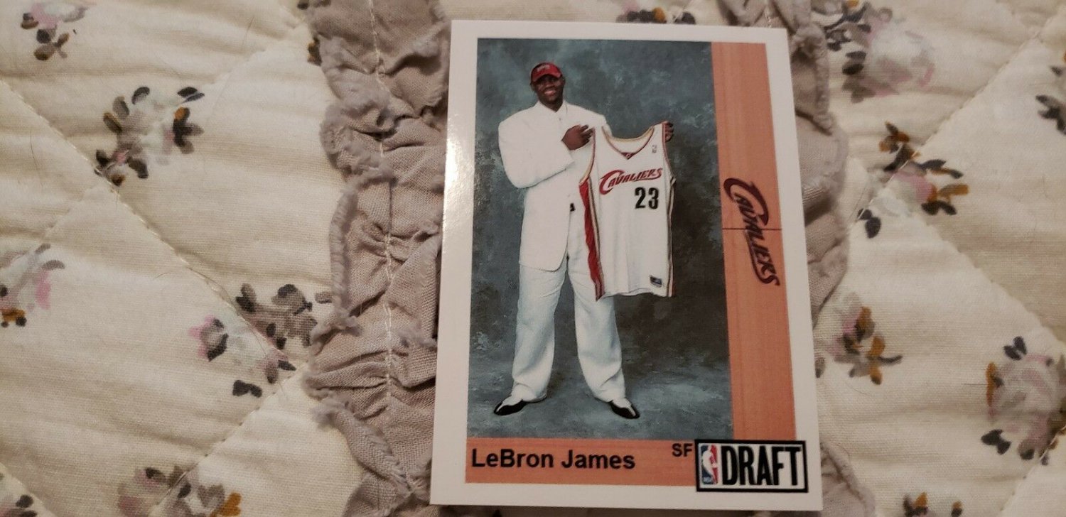 2003-04 LEBRON JAMES DRAFT DAY PROMO ACEO BASKETBALL CARD $$$