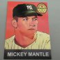 2018  PANINI Illusions #7 Mickey Mantle Chronicles BASEBALL CARD+BONUS 1950 AUTO
