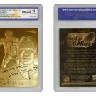 2005 TOM BRADY SCULPTED 23KT GOLD FOOTBALL CARD GRADED GEM-MINT 10+BONUS ROOKIE