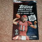 2005 TOPPS DRAFT PICKS FOOTBALL CARD PACK POS ROOKIES AUTOS+FREE RODGERS ROOKIE