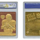 2001 TOM BRADY GOLD DRAFT PICK FOOTBALL CARD GRADED MINT+ FREE BRADY ICONIC INK$