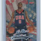 2003-04  FLEER LEBRON JAMES USA RARE BASKETBALL ROOKIE CARD # USAB