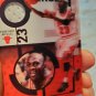 2020 MICHAEL JORDAN 3D RARE GAME USED JERSEY BASKETBALL CARD LTD/23 LAST DANCE $
