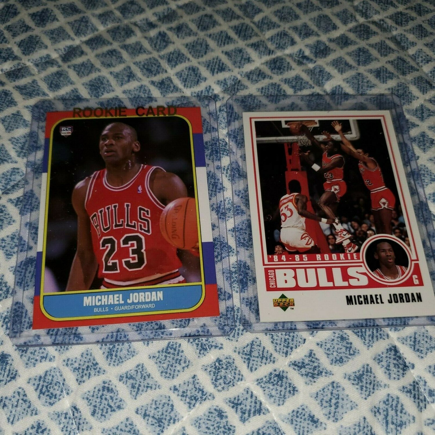 1998 UPPER DECK RETRO 1984-85 ROOKIE MICHAEL JORDAN BASKETBALL CARD+BONUS JORDAN
