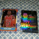 1991-92 UPPER DECK HOLOGRAM AW4 MICHAEL JORDAN BASKETBALL CARD+BONUS JORDAN CARD