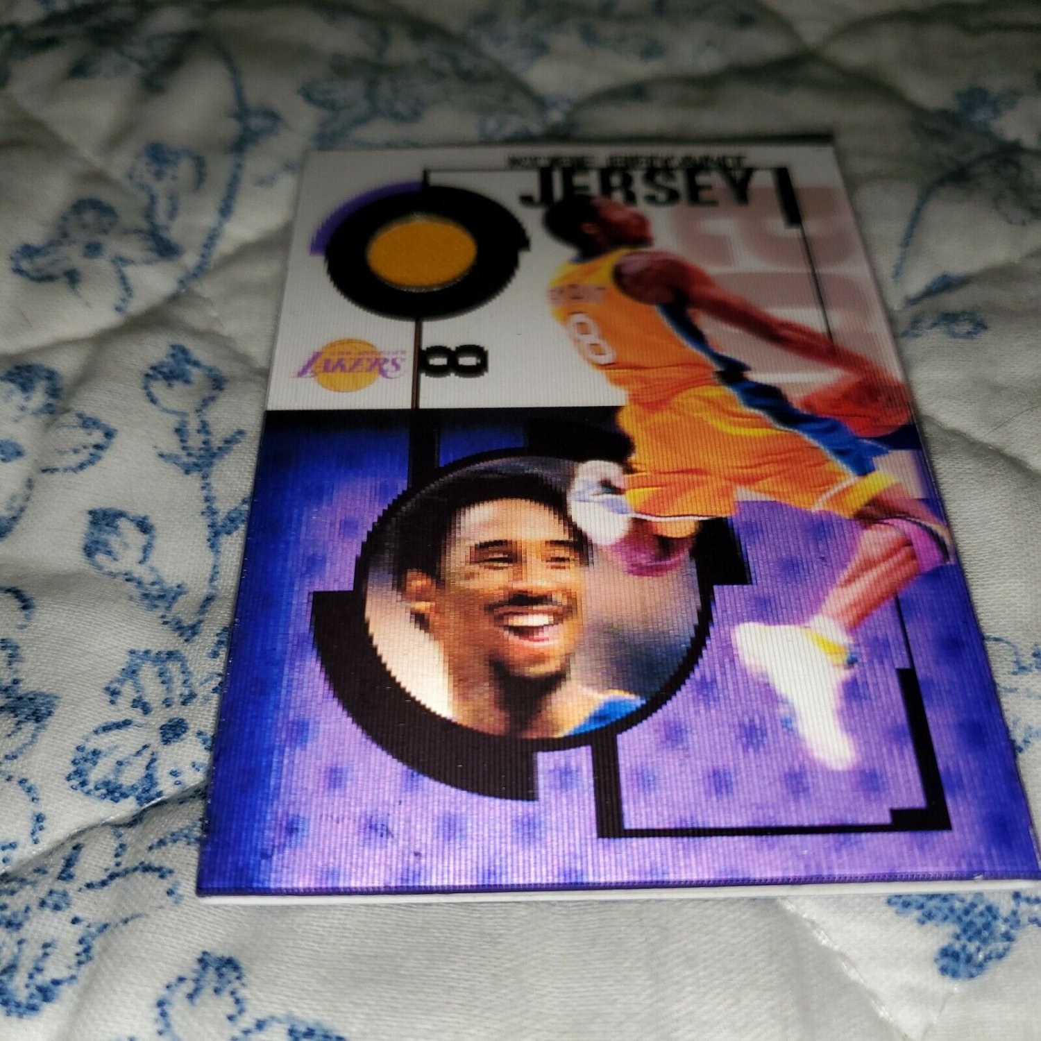 KOBE BRYANT 3D AUTHENTIC WORN GAME USED JERSEY BASKETBALL CARD LIMITED TO # 6/24