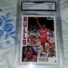 1992-93 TOPPS ARCHIVES GOLD MICHAEL JORDAN 1ST TOPPS ROOKIE CARD GRADE MINT 10