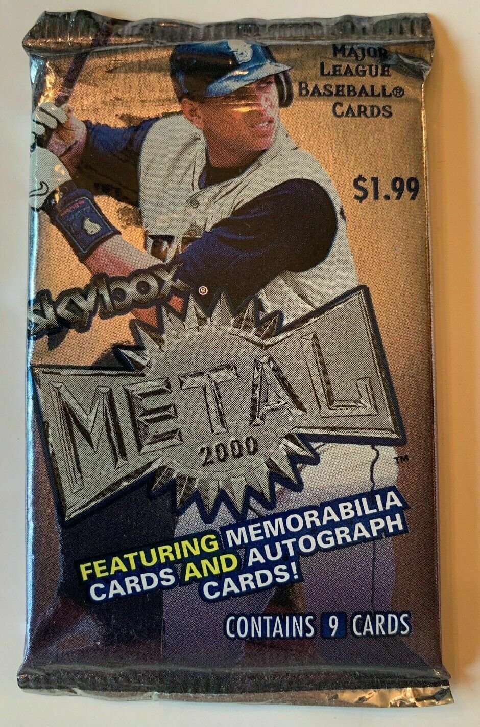 2000 SKYBOX METAL BASEBALL CARD PACK EMERALDS INSERT JETER?+FREE JETER ROOKIE$$