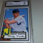 2012 TOPPS HERITAGE MICKEY MANTLE BASEBALL CARD-.CONVENTION VIP GRADED 9 MINT