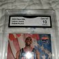 2003-04  FLEER LEBRON JAMES USA  BASKETBALL ROOKIE CARD#USAB GRADED GEM MINT 10
