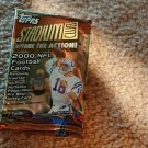 2000 STADIUM CLUB  FOOTBALL CARD PACK-POS ROOKIES AUTOS+FREE BRADY ROOKIE AUTO