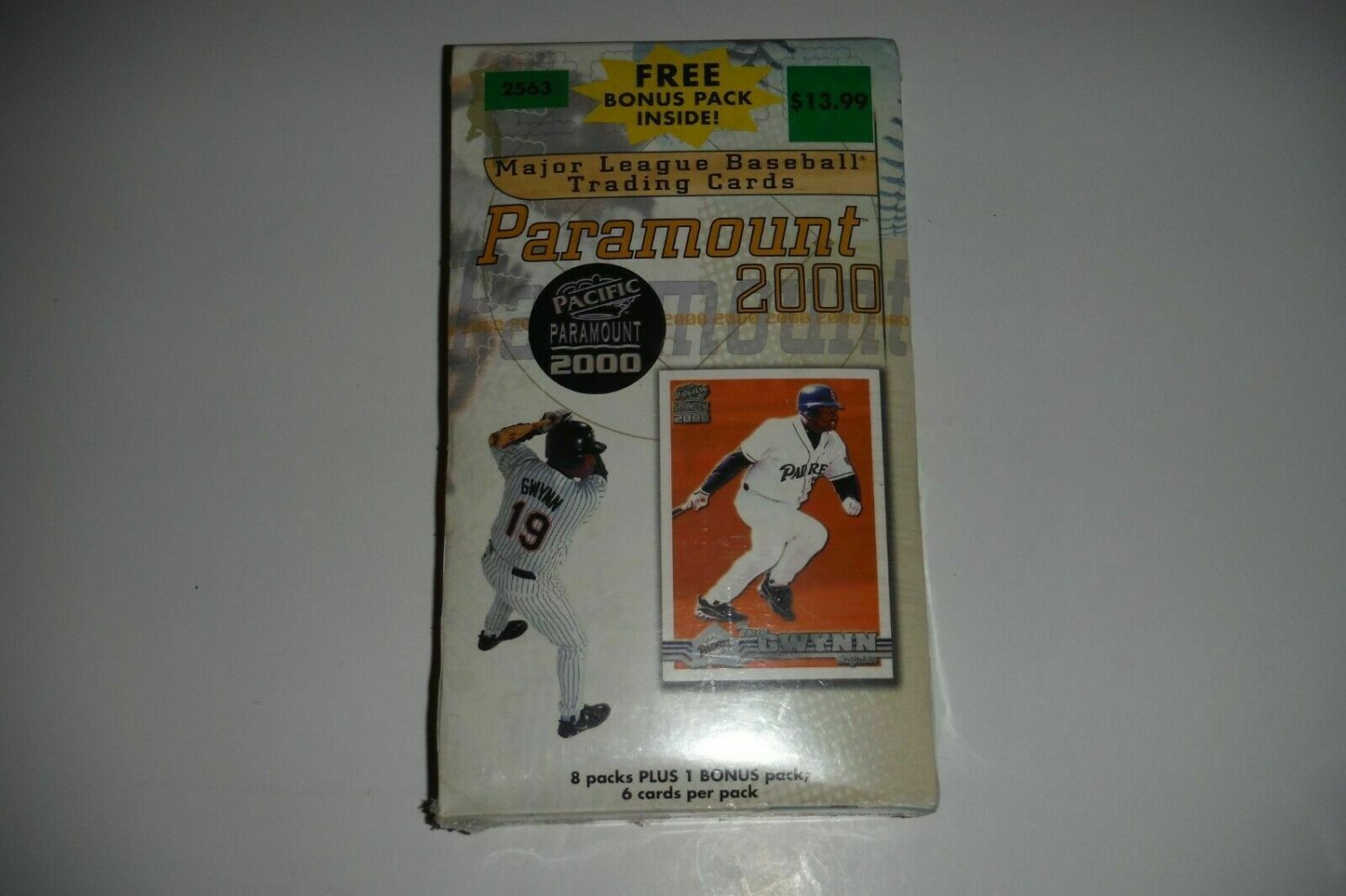 2000 PACIFIC PARAMOUNT BASEBALL CARD BOX DEREK JETER?AUTO INSERT+FREE JETER CARD