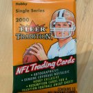 2000 FLEER  FOOTBALL CARD HOBBY PACK POSS ROOKIES+FREE BRADY AUTO ROOKIE CARD$$