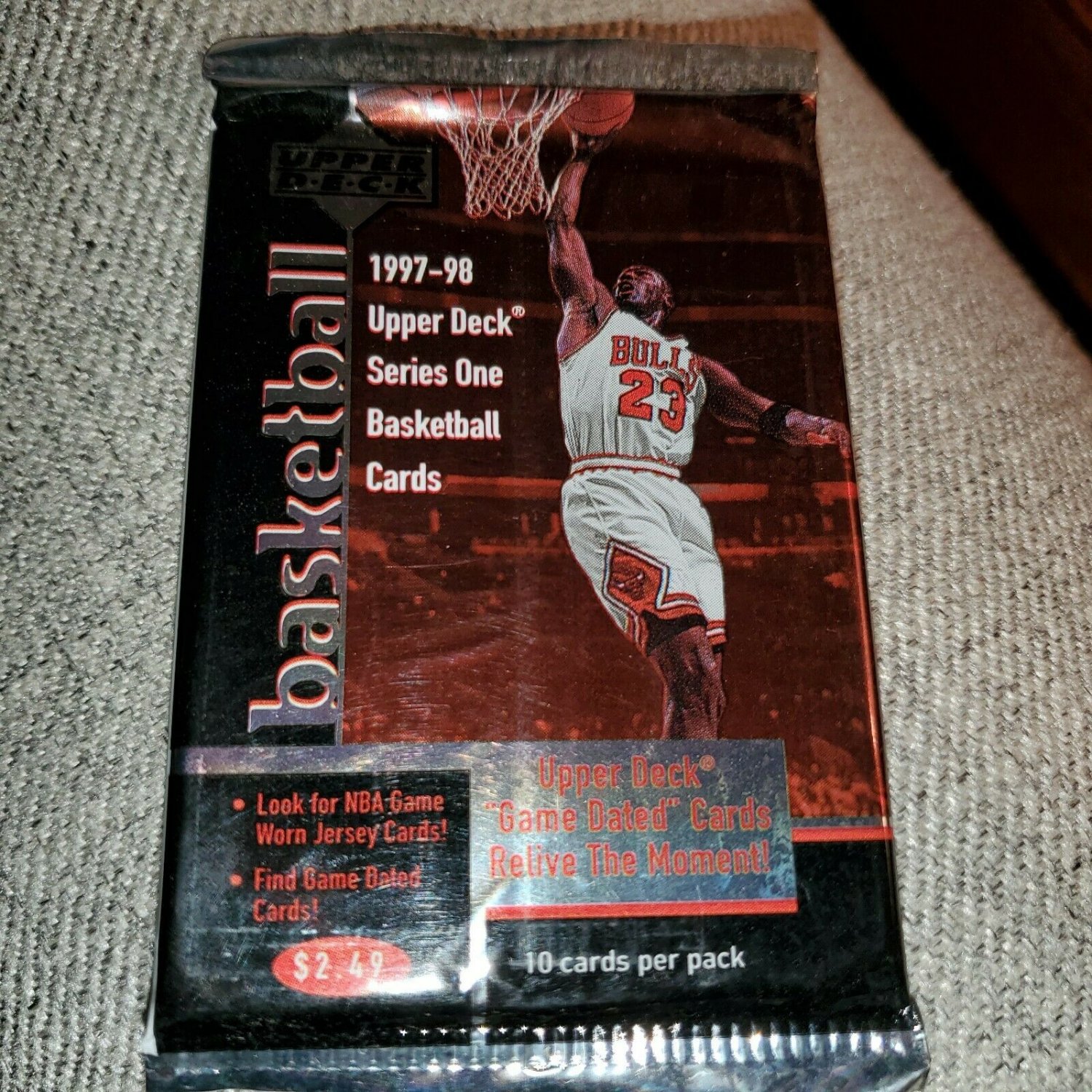 1997-98 UPPER DECK BASKETBALL CARD PACK POSS.MICHAEL JORDAN 10K AUTO-INSERTS $$