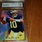 2007 Premier Prospects Tom Brady Art Football Card Ltd.to 499 Graded Gem Mint 10