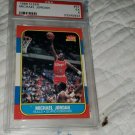 1986-87 FLEER MICHAEL JORDAN ROOKIE BASKETBALL CARD RARE 23 SER #.GRADED PSA 5