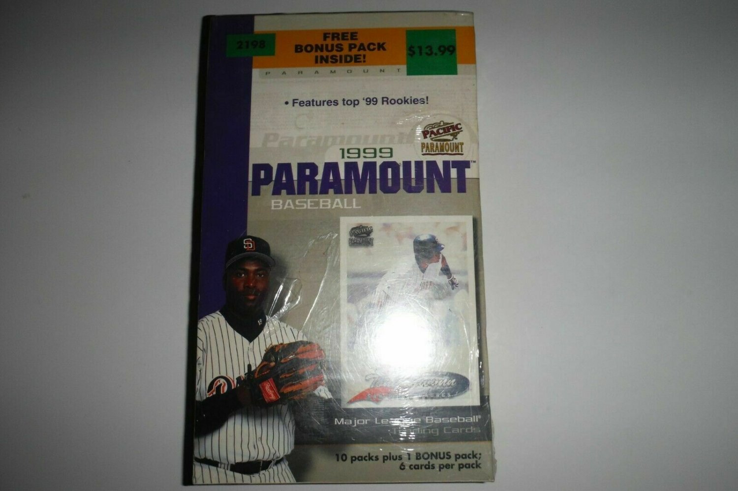 1999 PACIFIC PARAMOUNT BASEBALL CARD BOX DEREK JETER?AUTOS INSERTS+FREE JETER