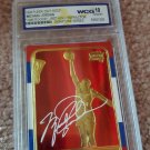 MICHAEL JORDAN ROOKIE CARD GRADED GEM MINT 10 23KT GOLD RED REFRACTOR AUTO+BONUS