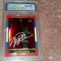 MICHAEL JORDAN ROOKIE CARD GRADED GEM MINT 10 23KT GOLD RED REFRACTOR AUTO+BONUS