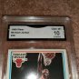 1990 FLEER MICHAEL JORDAN BASKETBALL CARD GRADED GEM MINT 10 +BONUS JORDAN CARD