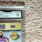 2003-04 LEBRON JAMES UPPER DECK HARDCOURT FLOOR ROOKIE CARD+GRADE 10 LEBRON GOLD