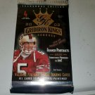 2002 DONRUSS GRIDIRON KINGS FOOTBALL CARD PACK ROOKIES INSERTS+FREE BRADY CARD