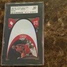 1997-98 SPX MICHAEL JORDAN DIE-CUT RARE SAMPLE BASKETBALL CARD GRADED SG 92