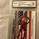 2003-04 UPPER DECK LEBRON JAMES ROOKIE BASKETBALL CARD GRADED GEM MINT 10+BONUS