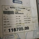 LEESON# 116705.00 MOTOR 3HP 3450 RPM 56H FRAME 230 VOLTS MOEL#P6K34FB31B