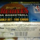 1981-91 TOPPS-ROOKIES ARCHIVES .BASKETBALL GOLD SET JORDANS 1ST TOPPS ROOKIE