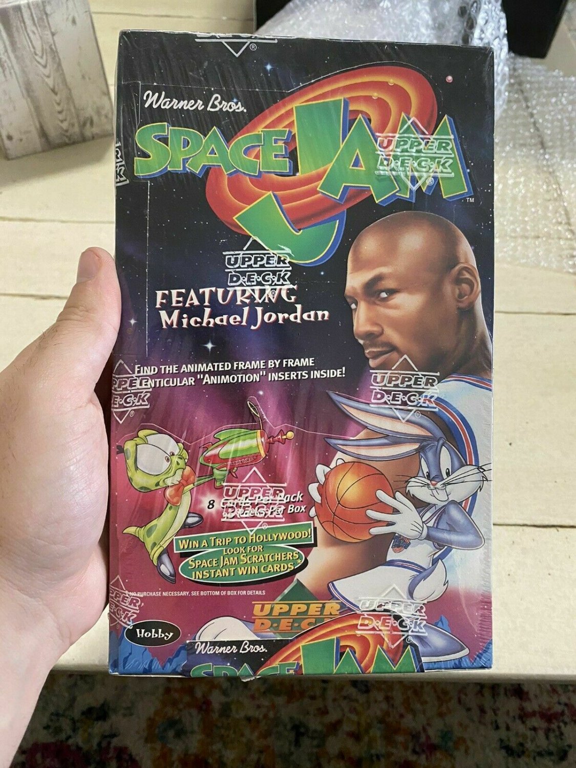 1996-97 UPPER DECK SPACE JAM MICHAEL JORDAN BASKETBALL CARD BOX JORDAN INSERTS ?
