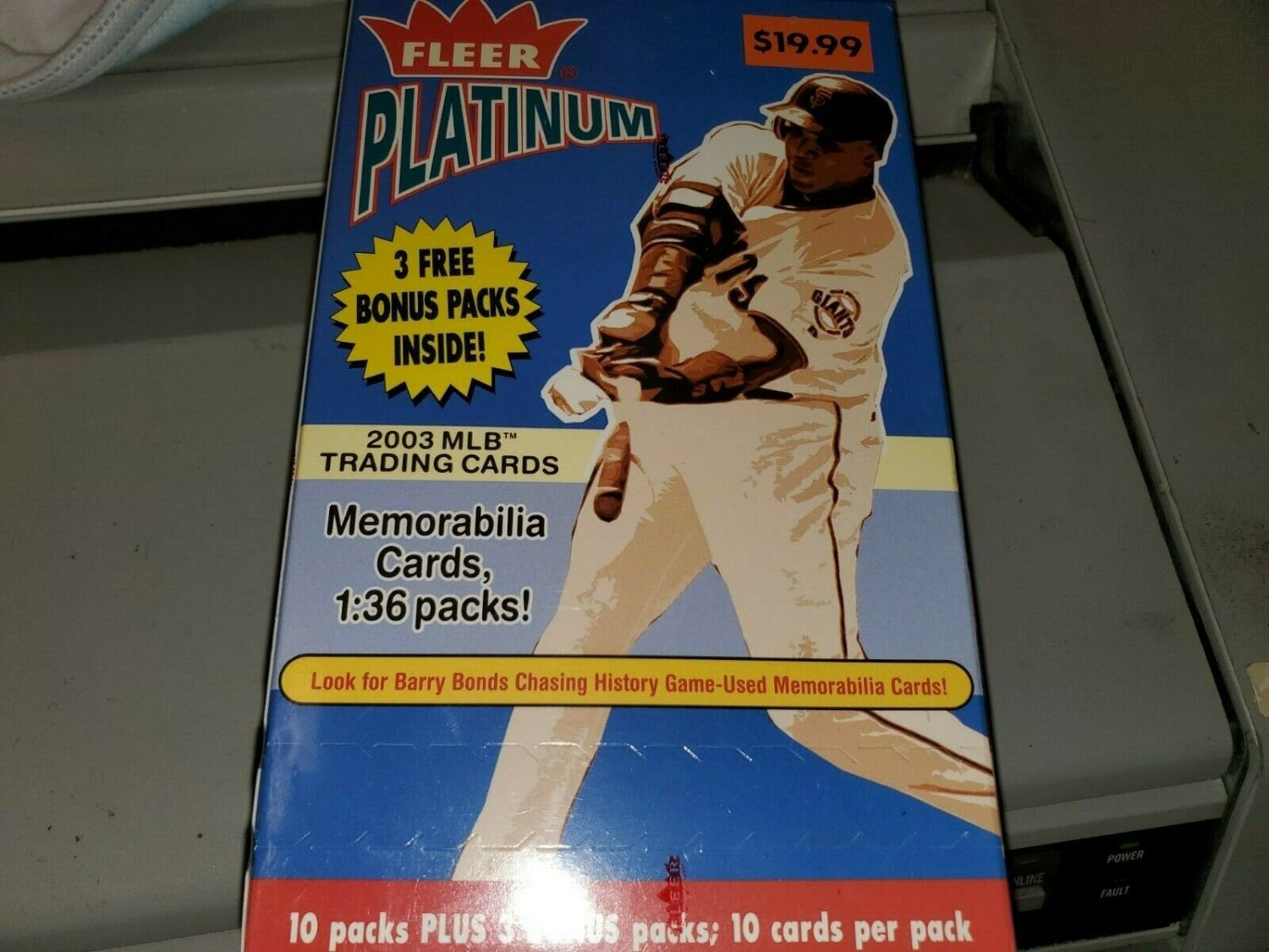 2003 FLEER PLATINUM BASEBALL CARD BOX POSS DEREK JETER-GRIFFEY AUTOS  ROOKIES