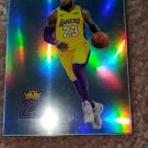 2021 LEBRON JAMES RARE REFRACTOR PRIZM BASKETBALL PROMO STICKER LAKERS $$$$